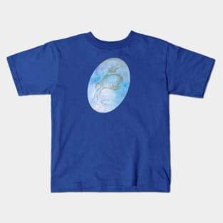 Zodiac sign aquarius Kids T-Shirt